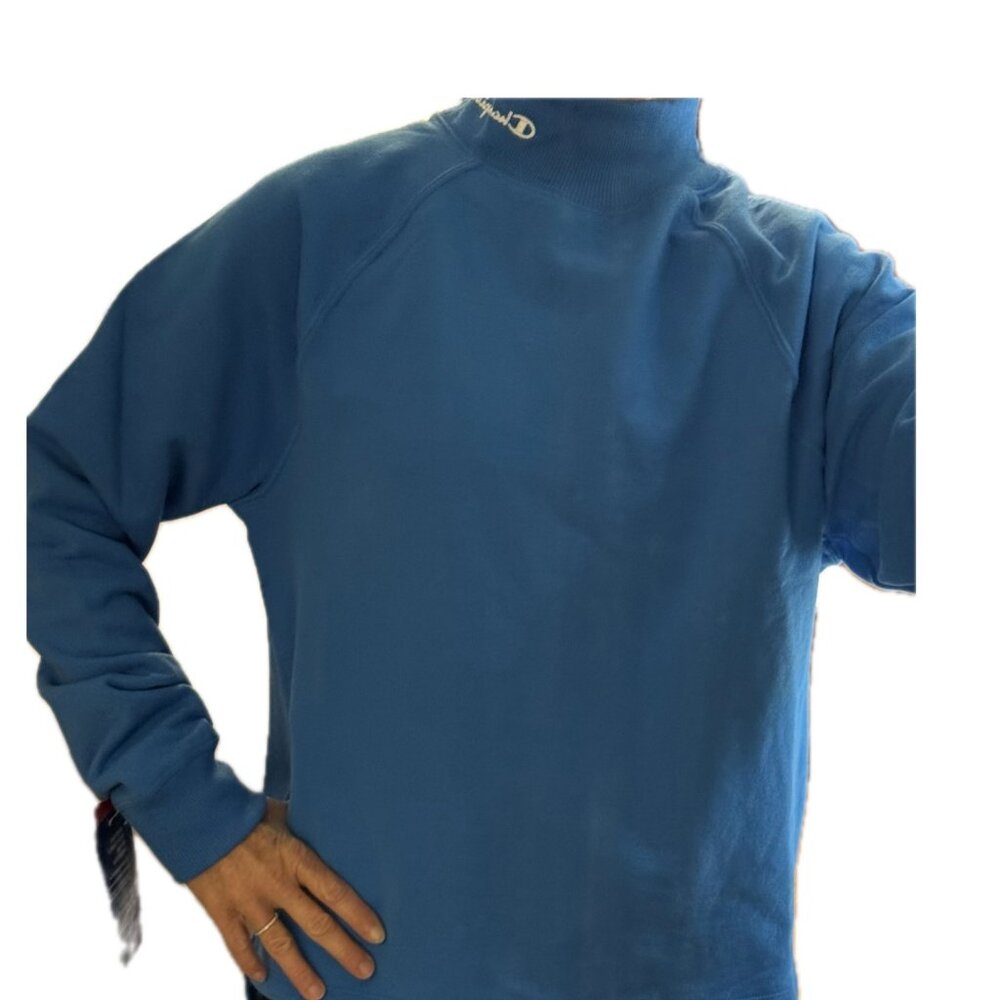 Champion Mock Turtleneck sweatshirt, fleece lined, size medium NWT